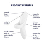 Bold Lover Vibrator Sex Toy | Adult Toys For Women | Best Couple Vibrator | Vibrating Sexual Pleasure Device | Stimulation Vibrators | Female Wellness Tools | Woman Pleasure Sextoy (White)