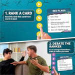 - Outrageous Debate & Rank Adult Party Game - Hilarious Adult Game Night, Fun Party Games - Group Parties - Ages 17+, 3-8 Players