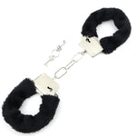Plush Handcuffs With Keys Adult Sex Toys Detachable Wrist Ankle Cuffs Sex Bondage Restraints Bdsm Kit Cosplay Police Handcuffs For Couples Women Men Sm Game Slave Fetish Beginner (Black)