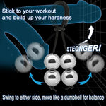 24.5 Oz (Approx. 695 G) Metal Penis Stretcher - Adjustable Weight Physical Exercise Tool, Male Training Enlarger Sex Toy, Wearable Male Penis Extension Toy Physical Exercise Stretcher (4 Balls)