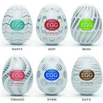 TENGA Egg Tornado Ruby, Disposable, Super-Stretchable, Pleasurable, Male Masturbation Sleeve
