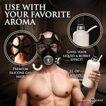 Overload Stroker Gas Mask Kit For Beginners, Men, Women, & Couples. Masturbator Sleeve And Adjustable Head Straps. Hose And Aroma Bottle. One-Way Breathing Valve. 3 Piece Set, Black.