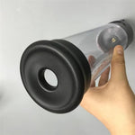 Male Masturbator Penis Pump Sleeve, Male Sex Toy Stroker Penis Vacuum Pump 4 Inner Sleeve Ring, Air Pressure Device Accessories Male Penis Extender Adult Sex Toys For Men