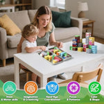 Magnetic Building Blocks For Kids Ages 3-8, Stem Magnetic Cubes Travel Toys With Iron Storage Box – Portable Sensory Learning For Toddlers, Fine Motor Skills Toy For Ages 3 4 5 6 7 8?Regular?