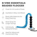 Essentials Beaded Flogger - Bdsm Play Paddles, Sex Toys For Adults
