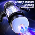 Male Masturbator Sex Toys- Electric Men Sex Toys With 6 Thrusting & 3 Suction, Automatic Sucking Male Masturbation Cup With Handle, Penis Pump Pocket Pussy Stroker Vibrator For Adult Men