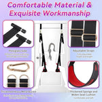 Sex Swing Bdsm Sex Toys 2 In 1 Bondage Restraints Door Bdsm Bondage Adjustable Thigh Harness With Soft Plush Leather Straps, Hardware Buckle, Kinky Bdsm Bondage Gear, Adult Sex Toys For Couples