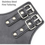 Bdsm Leather Handcuffs & Wrist Restraints Adjustable Bondage Cuffs For Bed, Handcuffs Restraint For Bed Restraints Adjustable Handcuff Straps, Sm Fetish Gear, Kinky Sex Toys For Couples, Men & Women