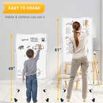 24x36 Double-Sided Dry Erase Board with Adjustable Height Stand for Home Office School