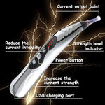 Electric Shock Wand Electrical BDSM Bondage Sexual Stimulation Device Nipples Clitoris Labia Pleasure Restraint Game Gear Sex Things for Couples Kinky Estim Sex Products for Women Men Adult Sex Toy