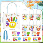 36 Set Five-Finger Prayer Bible Craft Kit with Handprint Stickers