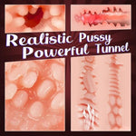 Sex Doll Male Sex Toys For Men - 16.5Lb 1:1 Replica Silicone Mens Adult Sex Toy Pocket Pussy, Male Masturbator Sex Dolls With 3D Realistic Tight Vaginal Anal Pussies For Men Stroker (Mia)