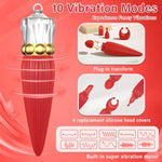 Lipstick Bullet Vibrator With 10 Vibration Modes And 4 Replacement Heads G Spot Female Vibrator Adult Sex Toys For Clitoral Nipple Stimulation For Women Couples