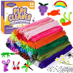 Bulk Colorful Craft Pipe Cleaners Set - 3000 Pieces, 40 Vibrant Colors