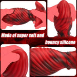 Super Big Anal Plug Liquid Silicone Butt Plug With Suction Cup Base For Experienced Player, Swirl Anal Toy Waterproof Butt Plug Kit Adult Sex Toy For Unisex Backdoor Handsfree Fun (Medium)