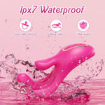Vibrators Adult Sex Toys For Women - Finger Vibrator With 10 Flapping Patterns & 10 Vibration Modes To Stimulation G Spot And Clitoral, 3 In 1 Silicone Female Adult Toy Couples Sex Toys