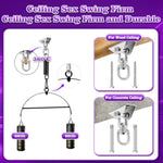 360° Spinning Sex Swing For Couples, Adjustable Bdsm Sex Toys Sex Swings With Steel Stand Thick Padded Pads Nylon Straps Anti-Fall Hook & Ceiling Mount, Adult Swing Sex Furniture For Bedroom Fun