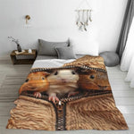Guinea Pig Blanket Cute Throw Blankets Cozy Fleece Flannel Plush Bedding Guinea Pig Stuff Gifts For Men Women Boys Girls Teens Adults For Couch Sofa Bed Decor 40"X50"
