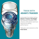 Adam And Eve Adam'S Trainer By Fleshlight, Intensity Chambers To Enhance Stimulation, Male Masturbator Sex Toy, Electric Pocket Pussy Autoblow, Valentine'S Day Gift For Him, 8.5 Inch, Clear