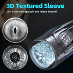 Automatic Male Masturbator Sex Toys For Men, 10 Thrusting & 10 Rotating Modes Blowjob Male Sex Toy Adult Toy, Hands Free Masturbators Pocket Pussy Stroker Penis Pump Sex Machine With Suction Base