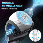 Sex Toys For Men Male Masturbator - Adult Toys Open-Ended Male Sex Toys With 10 Vibrations & Auto Push Mens Sex Toys, Adult Sex Toy For Men Sex Machine Hands Free Masturbators 3D Textured Male Stroker