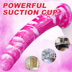 12" Soft Silicone Realistic Extra Giant Long Fantasy Pink Dildo Suction Cup