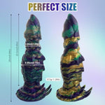 9.84" Huge Thick Monster Dildo Fantasy Anal Sex Toy,Soft Silicone Realistic Animal Dragon Cock Wolf Dog Knot Penis,G Spot Stimulator Clit Prostate Massager Suction Cup Masturbator For Women Men Couple