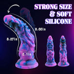 Monster Dildo Sex Toys - 8.87" Fantasy Dragon Dildo With Strong Suction Cup For Women, Silicone Thick Huge Realistic Dildos For Vaginal And Anal Stimulation, Adult Sex Toy For Women And Couples