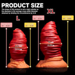 Anal Plug Dildo For Men: Huge Soft Silicone Butt Plug, Anal Dildo With Suction Cup, Prolapsed Anus Shape Sex Toy, Diameter Ranging 5Cm To 12Cm Anal Expander For Men, Anal Toys For Gay Men (A1100-M)
