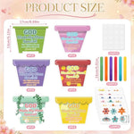 24 Sets Mother's Day Flower Bouquet Craft Kit for Kids, Sunday School & VBS