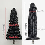 Bumps G Spot Dildos With Drill Spinning Connector Male Masturbator Electric Drill Adapter For Automatic Sex Thrusting Diy Drill Sex Machine Kit(B)
