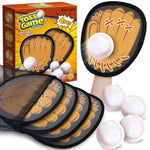 4 Pack Catch Ball Game Set, Outdoor Toys For Kids Ages 4-8-12, Baseball Training Glove For Sports, Summer Toys Pool Beach Backyard Lawn Games For Toddlers Kids Family, Fun Ideal Gifts