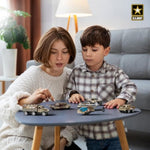 Us Army Die-Cast Vehicle Set - 6 Military Vehicles For Toddlers & Kids, Army Trucks, Jeeps, Recon Force Toys For Boys Age 4-7, Officially Licensed Army Action Set For Adventures