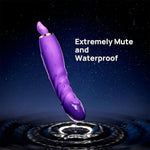 Clit Licker And Clitoral Licking Toy - 3-In-1 G-Spot Vibrator With Clit Suck Function, 10 Vibration And 7 Tongue Licking Modes, Clitoral Pump, Oral Sex Toy With Heating, Silent, Waterproof