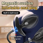 New Inflatable Butt Plug Large Anal Toys, Huge Anal Plug Silicone Anal Beads Pump Dildo With Safe T-Shape Base, Expander Anal Dialator Trainer Anal Stretcher Buttplug, Adult Sex Toy For Men Women Gay