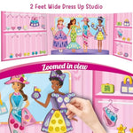 DIY Magnetic Dress-Up Princess Costume Kit with 30 Pieces