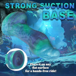 7.67In Thick Fantasy Monster Dildo - Realistic Curved Silicone Dragon Cock With Strong Suction Cup For G-Spot Or Prostate Stimulation(S)