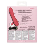 Liquid Silicone Pixies Ripple – Rechargeable Travel Size Mini Vibrator –Waterproof Adult Sex Toy For Women – Pink