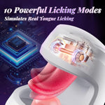 Sex Toys For Men Male Masturbator - Male Sex Toy With 10 Thrusting & 10 Real Tongue Licking Modes Blowjob Sex Machine Stroker For Training Stimulation Increase Endurance, Sex Toys For Men Pleasure