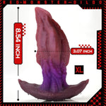 Anal Plug Butt Plug With Safe Curved Base Silicone Prostate Massager Dilator Mixed-Color Sex Toy For Women Men Masturbation (Xl)