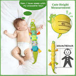 Jollybaby Baby Toys, Tummy Time Baby Toys 6-12 Month with Rattles, Crinkle, Newborn Musical Toy for Infant 0 3 6 9 12 Months Boys & Girls-Alligator