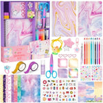 2 Pack DIY Journal Kit for Girls Ages 8-14, Scrapbook & Diary Craft Set