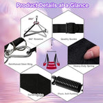 Sex Swing For Couples With Adjustable Straps And Triangular Suspension – Padded Bondage Sling With Detachable Restraints For Bdsm Play, Comfortable Adult Toy For Bedroom Pleasure And Romantic Gift