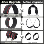 Bdsm Thigh Restraints Bondage Sexy Spreader Legs Sex Straps,Neck To Leg Adjustable Sex Restraints Toy Set,Soft Foam Pads For Comfortable, Sex Gear For Couple'S Game
