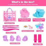 Unicorn Cloud Sand Sensory Kit for Kids, Play Sand Toys, Sand Play Set