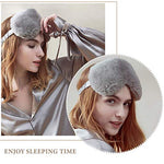2-Pack, Plush Eye Mask Soft Sleeping Mask Blindfold Eye Cover