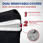 Ergonomic Foam Sex Pillow For Couples - Adjustable Bondage Bdsm Kit With 30° Support, Adult Sex Toys Sex Furniture For Bedroom, Intimacy Cushion For Women & Men - Waterproof & Portable Design