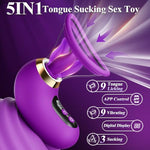 Vibrator Sex Toys for Women 5IN1 Rose Toy Adult Toys Sex Toy