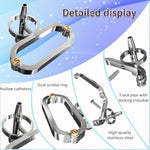 Metal Chastity Device Chastity Cage Used To Restrain Male Penis Cock Cage With Metal Conduit Sm Adult Sex Toys Removable Scrotum Ring To Exercise Male Penis
