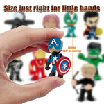 Mini Superhero Toys, 26Pcs Minifigures Small Action Figures Superhero Party Birthday Decorations For Kids’ Christmas Stocking, Easter Eggs Cake Toppers Collectibles